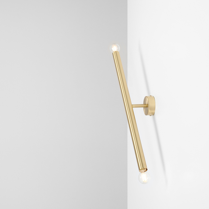 Aplică TUBO cu 2 becuri BRASS S [5]