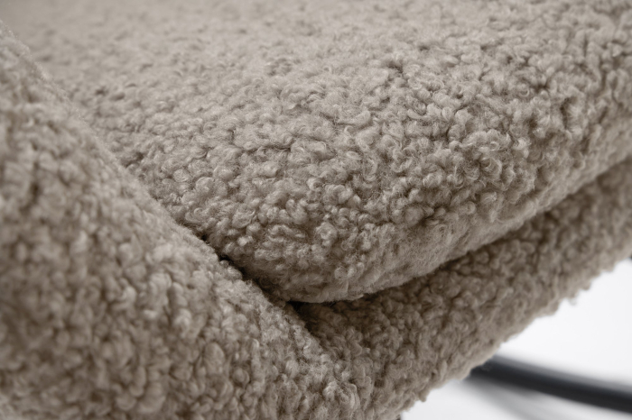 Balansoar SCANDINAVIA SWING din material boucle grej [3]