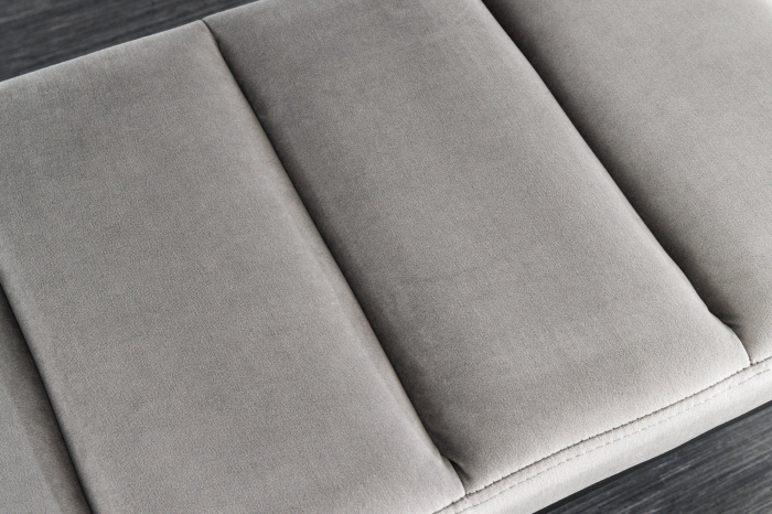 Bancă BOUTIQUE 80 cm catifea gri deschis [5]