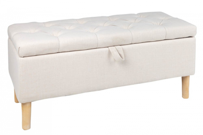 Bancă Chesterfield CASTLE 100 cm cu spațiu de depozitare [1]
