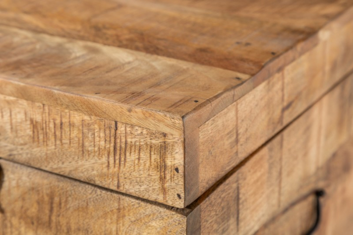 Dulap pentru bancă FACTORY LOFT 115 cm lemn de mango natural [5]