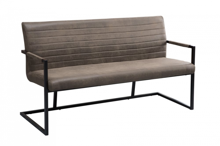 Bancă LOFT 160 cm cu spătar si tapiterie din microfibră [1]