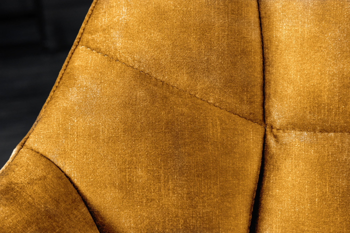 Bancă PAPILLON 165 cm catifea galben muștar [7]