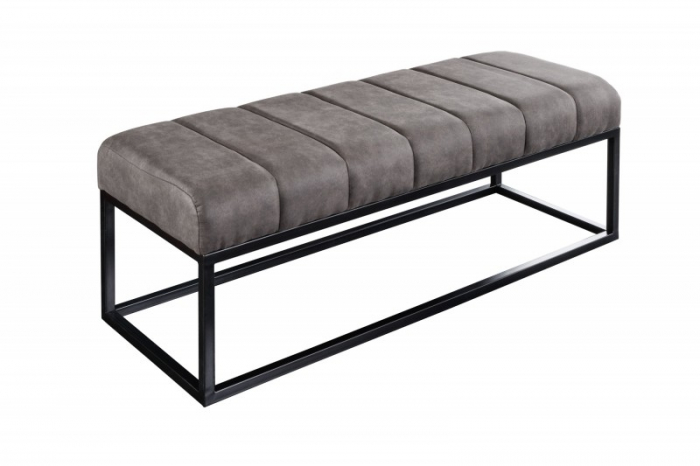 Bancă  PETIT BEAUTÉ 108 cm cu cadru negru si tapiterie din catifea [6]