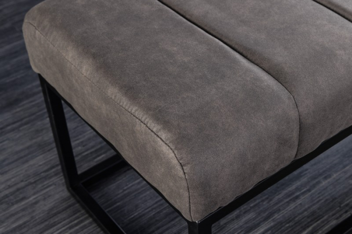 Bancă  PETIT BEAUTÉ 108 cm cu cadru negru si tapiterie din catifea [4]