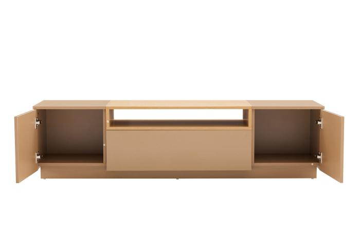 Comodă TV LOFT 160 cm, culoare gri-bej natural [10]