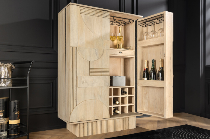 Bar ART DECO din lemn de mango, 140 cm [5]