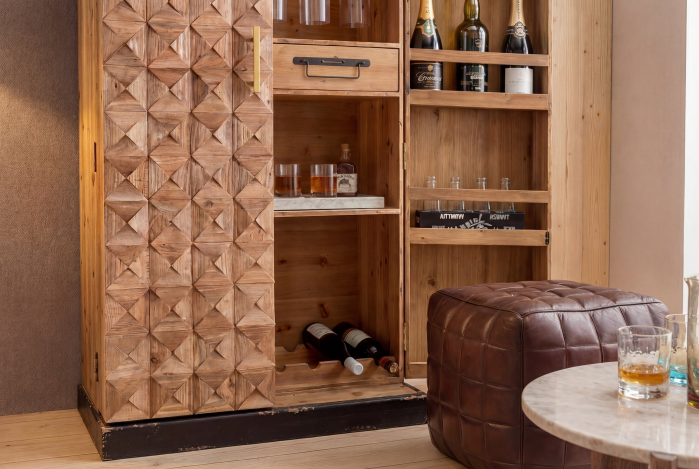Bar BODEGA 120 cm din lemn de pin natural [6]