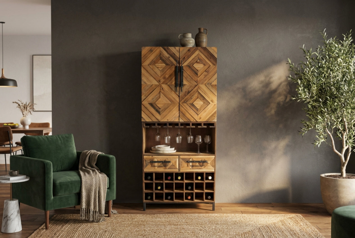 Bar BODEGA 160 cm din lemn de pin natural [3]