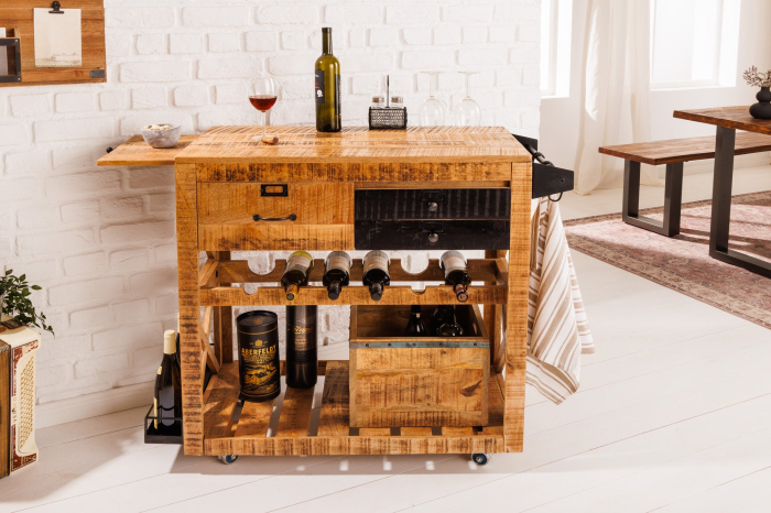 Bar BODEGA lemn de mango, 90 cm [2]