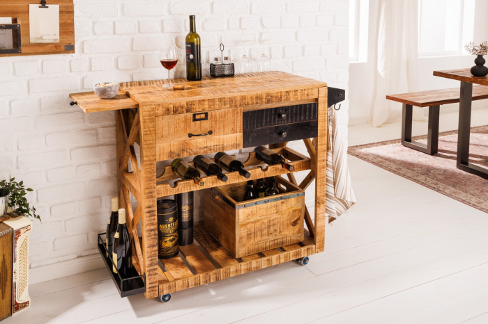 Bar BODEGA lemn de mango, 90 cm [3]