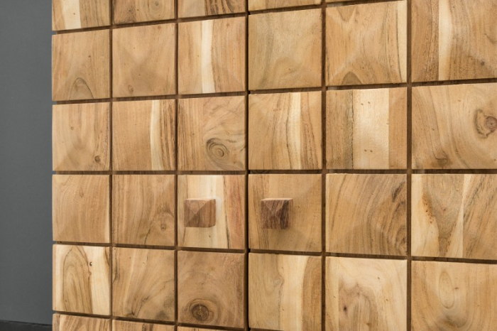 Bar din lemn masiv de salcâm lăcuit Mosaico, 130 cm [4]