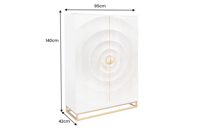 Bar GOLDEN SUNSET din lemn de mango, 140 cm [10]