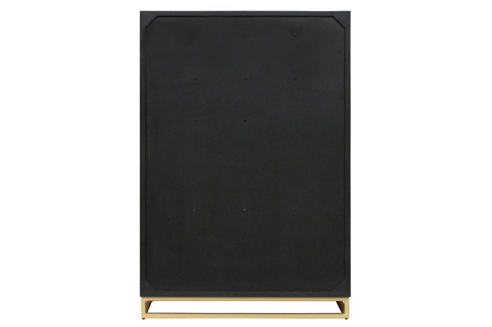 Bar GOLDEN SUNSET din lemn de mango negru, 140 cm [10]