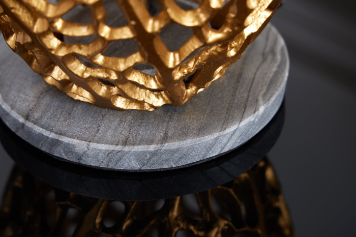 Baza, lampă de masă LEAF 45cm aurie, fără abajur [4]