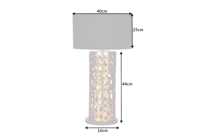 Baza, lampă de masă LEAF 45cm cupru antic fără abajur [7]