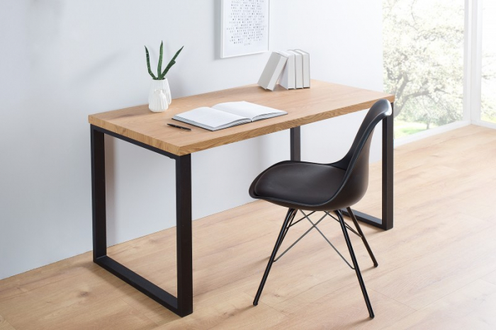 Birou din MDF și cadru metalic Oak, 120 cm [2]