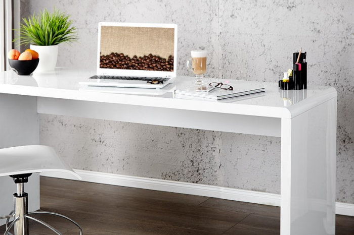 Birou din MDF lucios Fast, 140 cm [4]