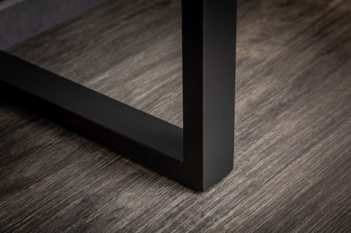 Birou din MDF gri mat si metal 120x40 cm [6]