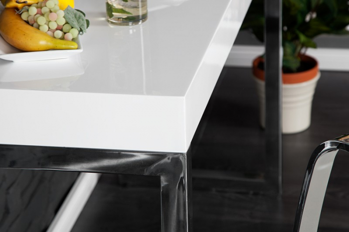 Birou din MDF lucios si metal 120x40 cm [5]