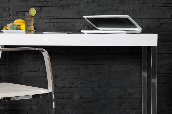 Birou din MDF lucios si metal 120x40 cm [4]