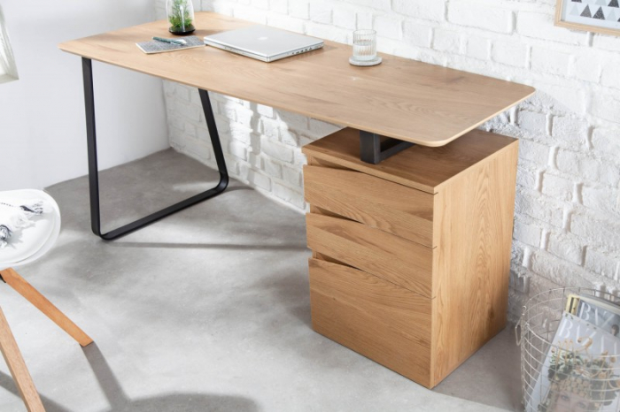 Birou din MDF și cadru metalic Studio 160 cm [3]