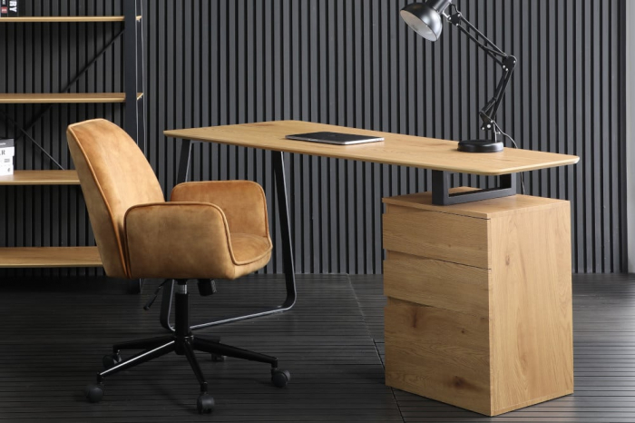 Birou din MDF și cadru metalic Studio 160 cm [2]