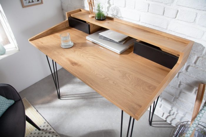 Birou din MDF și cadru metalic Studio 110 cm [3]