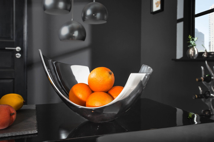 Bol ABSTRACT 24 cm aluminiu argintiu [4]