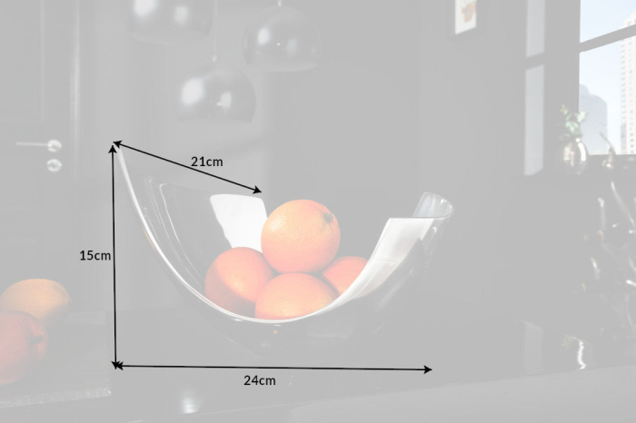 Bol ABSTRACT 24 cm aluminiu argintiu [8]