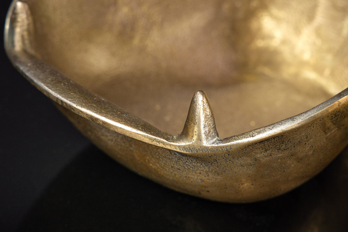 Bol decorativ HIPPO 30 cm aluminiu alamă [9]