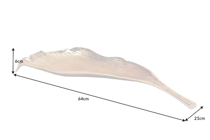 Bol LEAF 64 cm auriu [10]