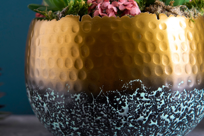 Bol ORIENT 18 cm auriu cu patină [8]