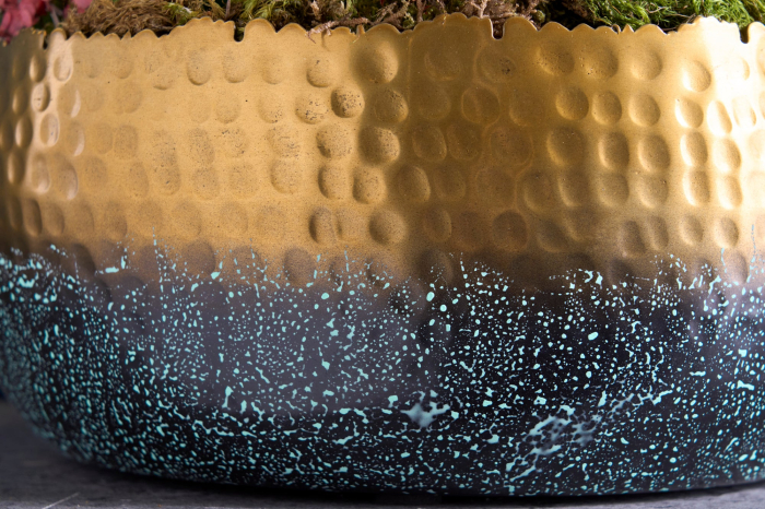 Bol ORIENT 31 cm auriu cu patină [8]