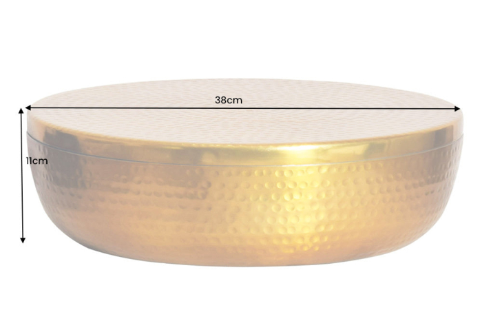 Bol ORIENT cu capac 40 cm aluminiu auriu [11]