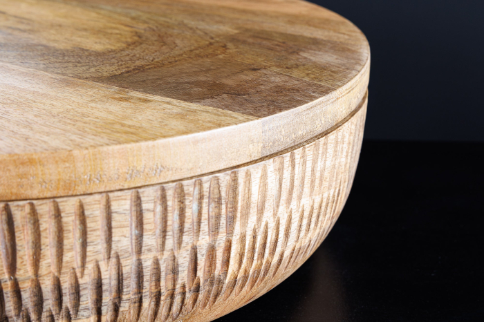 Bol PURE NATURE cu capac, 40 cm, lemn de mango [7]