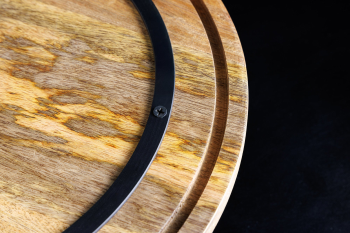 Bol PURE NATURE cu capac, 40 cm, lemn de mango [10]