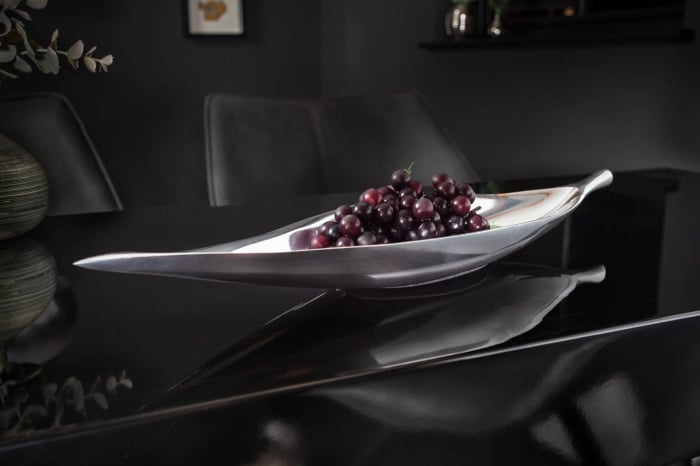 Bol SILVER LEAF 40 cm argintiu [6]