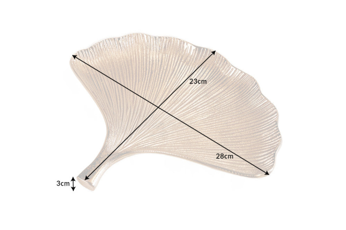 Boluri decorative GINKGO set de 3 aurii [9]