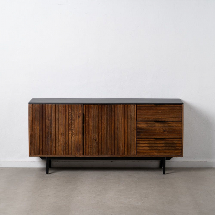 Bufet Abner din lemn de mango maro/negru 160 X 40 X 75 CM [2]