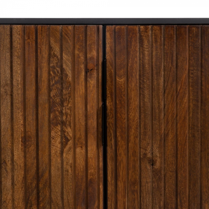 Bufet Abner din lemn de mango maro/negru 160 X 40 X 75 CM [6]