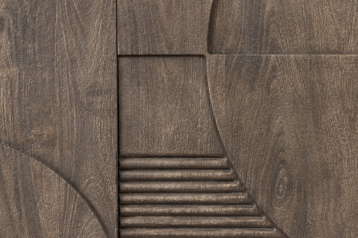 Bufet ART DECO din lemn de mango gri, 170 cm [6]