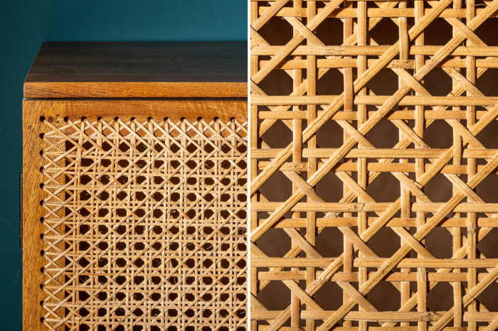 Bufet BAMBOO LOUNGE din lemn de mango si bambus, 140 cm [8]