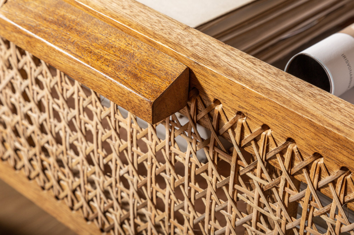 Bufet BAMBOO LOUNGE din lemn de mango si bambus, 140 cm [6]