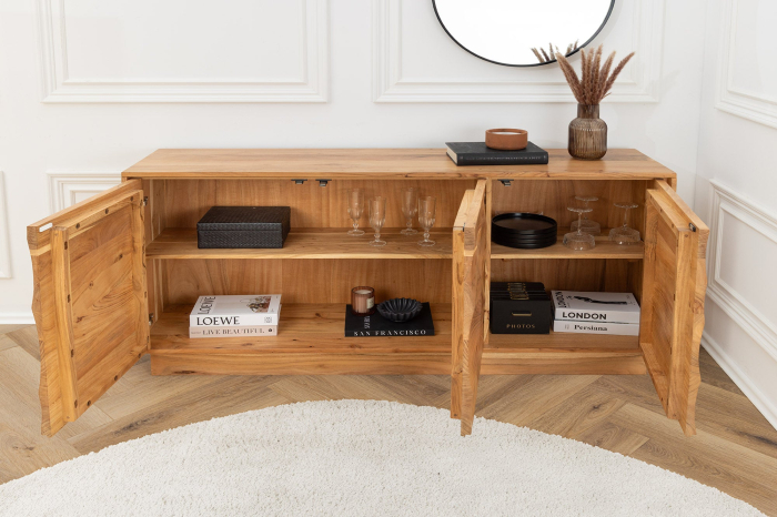 Bufet DESERT din lemn de salcam, 160 cm [4]