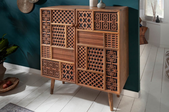 Bufet din lemn de mango Marrakesch 120 cm [2]