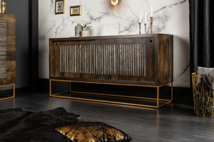 Bufet din lemn de mango Onyx 160 cm [2]