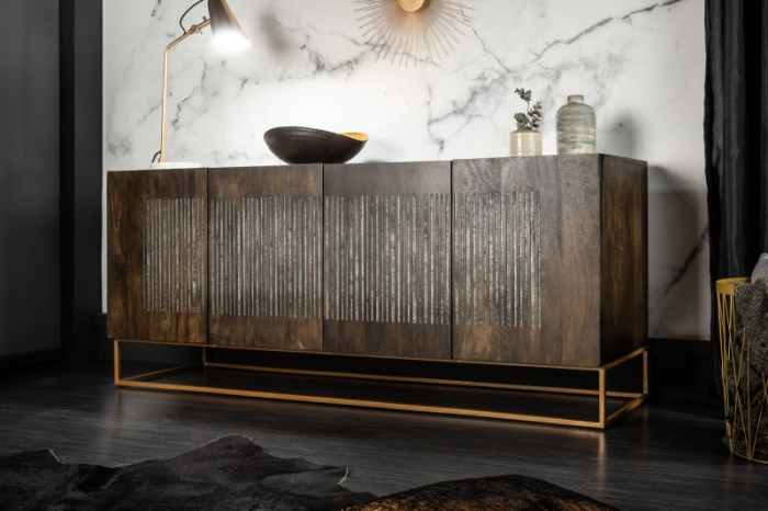 Bufet din lemn de mango Onyx 177 cm [2]
