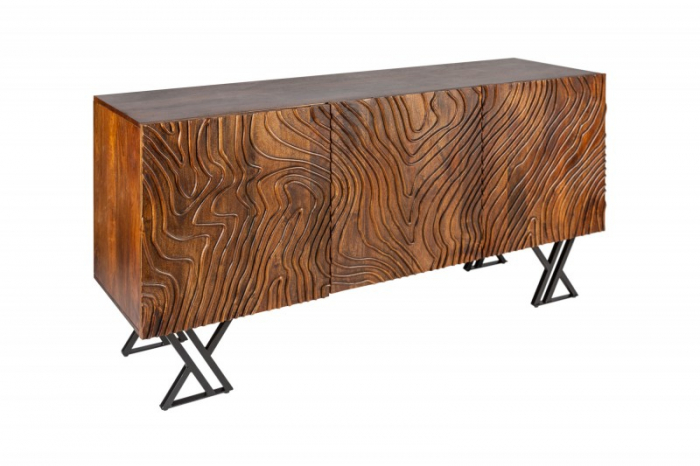 Bufet din lemn masiv de mango Fluid 160 cm [1]
