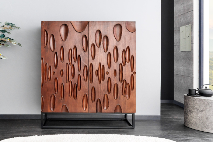 Bufet DUNE din lemn de salcam, 120 cm [3]